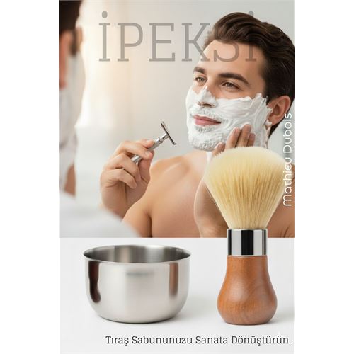 Premium Tıraş Fırçası - Dişbudak Saplı - %70 Domuz Kılı Karışımı | Yoğun Köpük Premium Tıraş Fırçası - Dişbudak Saplı - %70 Domuz Kılı Karışımı | Yoğun Köpük