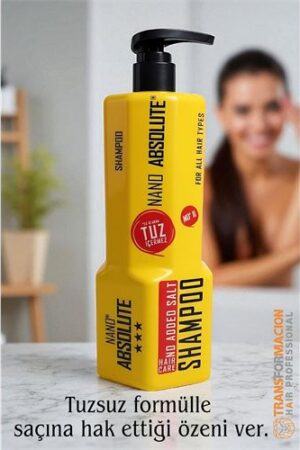 Profesyonel Nano Absolute Tuzsuz Şampuan – 1000 ml