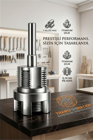 Profesyonel Titanyum PPRC PVC Boru Diş Açma Aparatı – 1" (32 mm) Boru Raybası | Mükemmel Kalibrasyon Anahtarı . Oto-Hırdavat ve Oto ve Hırdavat Ürünleri.