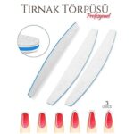 3'lü Profesyonel Tırnak Törpüsü 100/180 Grit Kalıcı Oje Protez Tırnak Törpüsü . Kişisel Ürünler ve Kişisel Ürünler.