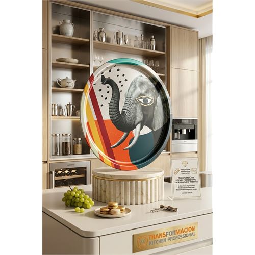Rebel Sanatsal Tasarım Sunum Tepsisi - 35 cm Majestic Fil Frida Keller Serisi . Mutfak Ürünleri ve Mutfak Ekipmanları. Rebel Sanatsal Tasarım Sunum Tepsisi - 35 cm Majestic Fil Frida Keller Serisi . Mutfak Ürünleri ve Mutfak Ekipmanları.