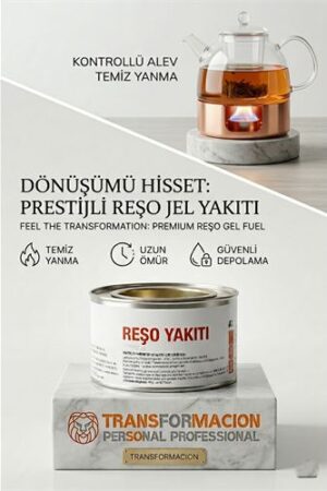 Reşo Jel Yakıtı 200g - Dumansız Yedek Osmanlı Ocağı Jeli  . Kişisel Ürünler ve Kişisel Ürünler.