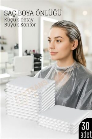 Saç Boyası Önlüğü 30 Adet . Kuaför Berber ve Kuaför Malzemeleri.