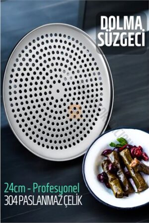 Sarma Dolma Süzgeci 24 cm 304 Paslanmaz Çelik . Mutfak Ürünleri ve Mutfak Ekipmanları.