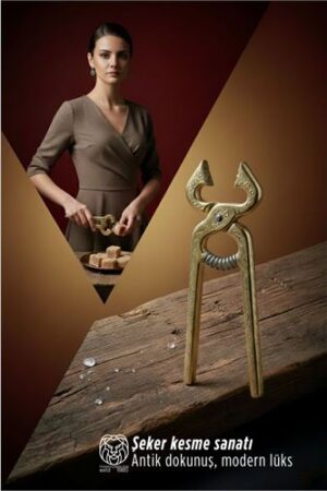 Selinay Serisi Osmanlı Motifli Gold Kıtlama Şeker Makası - 13 cm Antik Şeker Kırıcı . Mutfak Ürünleri ve Mutfak Ekipmanları.