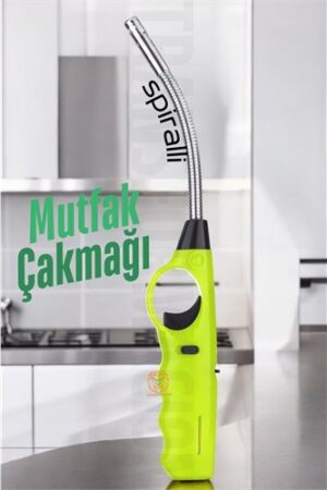 Spiralli Mutfak Çakmağı Barbekü Mangal Mum Çakmağı . Mutfak Ürünleri ve Mutfak Ekipmanları.