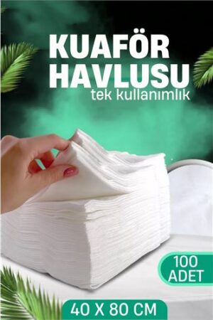 Tek Kullanımlık Kuaför Havlusu - Berber Havlusu Spa Havlusu Medikal Havlu 100 Ad . Kuaför Berber ve Kuaför Malzemeleri.