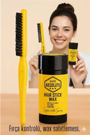Topuz Fırçası Stick Wax Seti Profesyonel Saç Topuz Seti . Kişisel Ürünler ve Kişisel Ürünler.