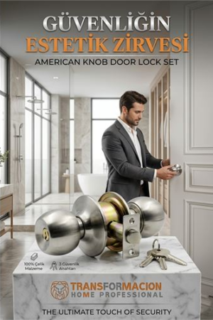 Topuzlu Kilit Amerikan Kapı Kilit Buton Set . Ev Ürünleri ve Ev Ürünleri.