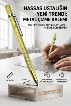Tungsten Karbür Uçlu Profesyonel Metal Çizici Kalem METAL ÇİZME KALEMİ  . Mutfak Ürünleri ve Mutfak Ekipmanları.