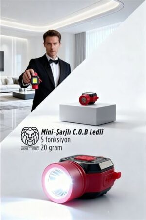 Ultra-Pro 5 Fonksiyonlu 600 Lümen USB-C Şarjlı Mini Led El Feneri & Kamp Lambası . Kişisel Ürünler ve Kişisel Ürünler.