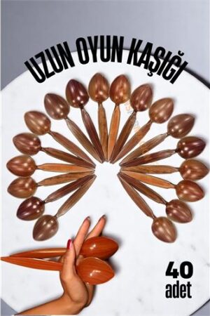Uzun Oyun Kaşığı Halk Oyunu Kaşığı - Kına Kaşığı Uzun Saplı Zeybek Oyun Kaşığı 40 ADET . Kişisel Ürünler ve Kişisel Ürünler.