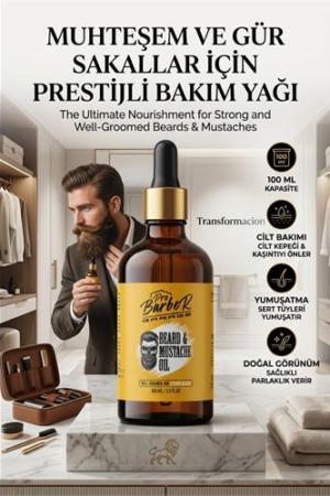 Yoğun Sakal ve Bıyıklara Bakım Yağı Yumuşatıcı Kaşıntı Kepek Önleyici Serum 100ml . Oto-Hırdavat ve Oto ve Hırdavat Ürünleri.