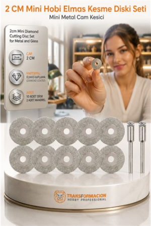 10 ADET  20mm Elmas Kesici Disk Seti