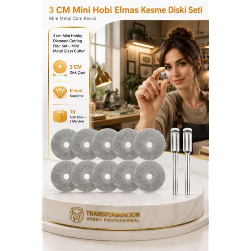 10 ADET 30 mm Elmas Kesici Disk Seti 10 ADET 30 mm Elmas Kesici Disk Seti