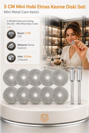 10 ADET 50 mm Elmas Kesici Disk Seti