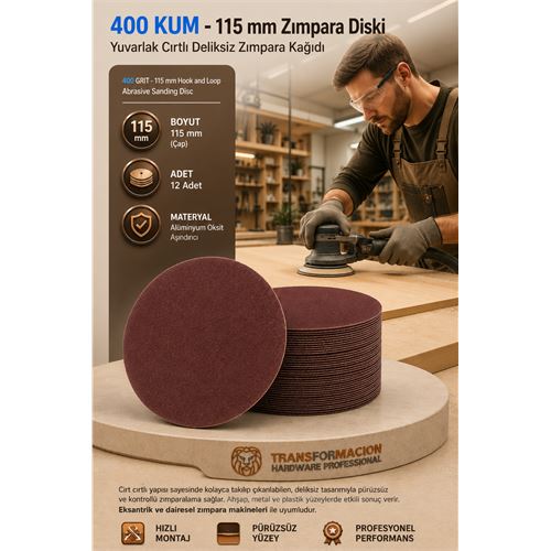 12 ADET 400 KUM Yuvarlak Cırtlı Zımpara Diski 115 mm Deliksiz Zımpara Kağıdı . Oto-Hırdavat ve Oto ve Hırdavat Ürünleri. 12 ADET 400 KUM Yuvarlak Cırtlı Zımpara Diski 115 mm Deliksiz Zımpara Kağıdı . Oto-Hırdavat ve Oto ve Hırdavat Ürünleri.