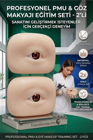 2 ADET Kalıcı Makyaj Eğitim Gözü
