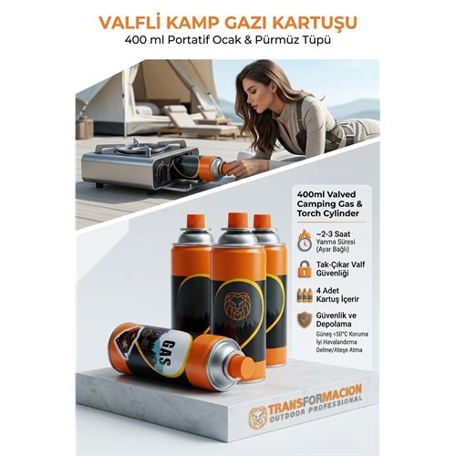 4 adet Valfli Kamp Gazı Kartuşu 400 ml - Portatif Ocak & Pürmüz Tüpü . Kişisel Ürünler ve Kişisel Ürünler. 4 adet Valfli Kamp Gazı Kartuşu 400 ml - Portatif Ocak & Pürmüz Tüpü . Kişisel Ürünler ve Kişisel Ürünler.