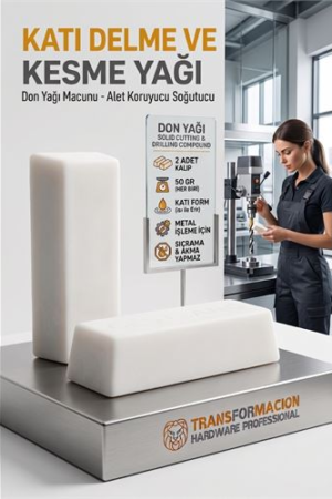 Katı Don Yağı 2x50gr - Matkap Ucu Soğutucu ve Kılavuz Diş Açma Macunu . Oto-Hırdavat ve Oto ve Hırdavat Ürünleri.