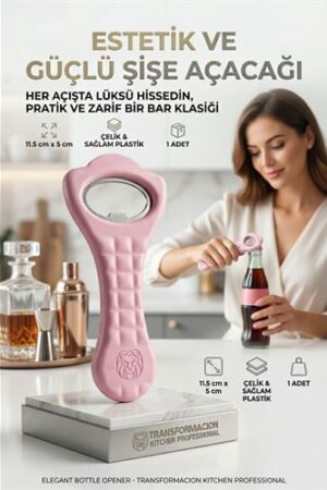 Pratik Şişe Açacağı | Ergonomik Barmen Tipi Sağlam Gazoz ve İçecek Açacağı . Mutfak Ürünleri ve Mutfak Ekipmanları.