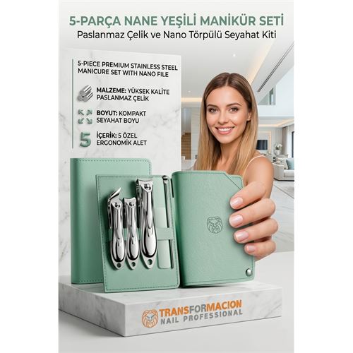 Profesyonel 5'i 1 Arada Manikür Seti Profesyonel 5'i 1 Arada Manikür Seti