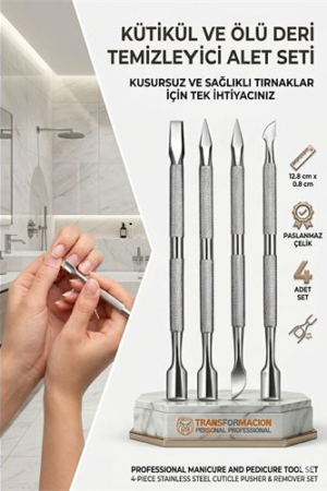 Profesyonel Çelik Kronk Seti Tırnak Temizleyici Et İtici  ve Temizleyici . Kişisel Ürünler ve Kişisel Ürünler.