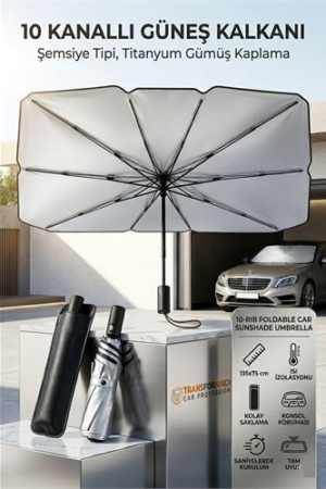 Şemsiye Tipi Araç Güneşliği