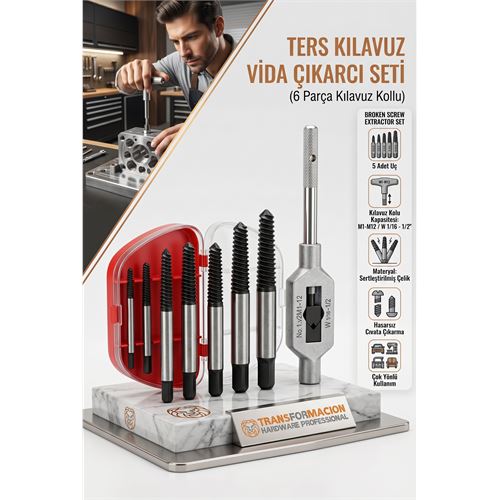 Ters Kılavuz Seti (6 Parça) Kırık ve Yalama Vida Çıkarıcı Kolu . Oto-Hırdavat ve Oto ve Hırdavat Ürünleri. Ters Kılavuz Seti (6 Parça) Kırık ve Yalama Vida Çıkarıcı Kolu . Oto-Hırdavat ve Oto ve Hırdavat Ürünleri.