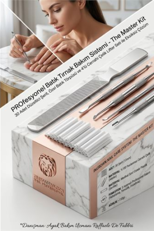 Profesyonel 35 Parça Batık Tırnak Bakım Sistemi - The Master Kit  . Kişisel Ürünler ve Kişisel Ürünler.